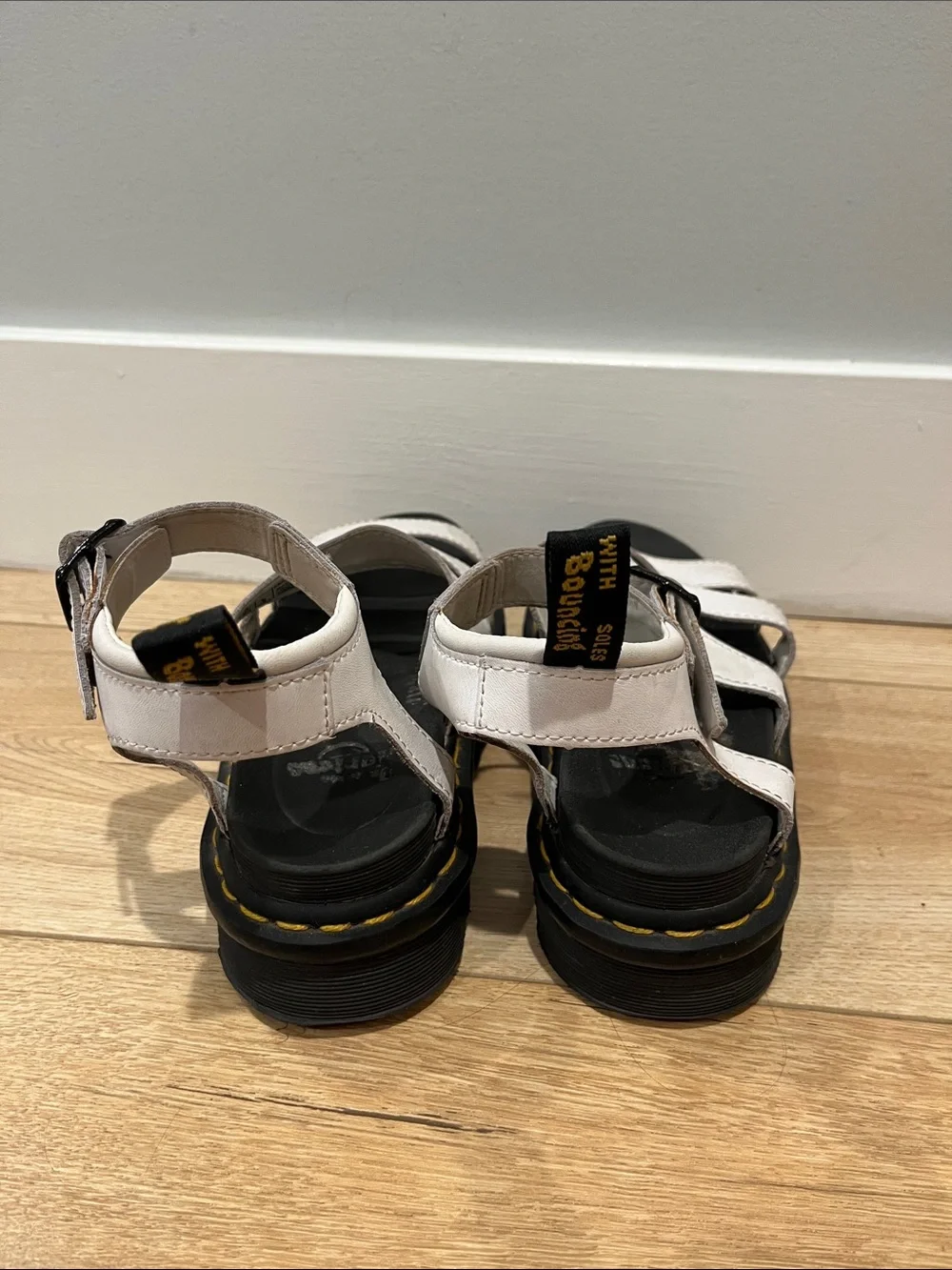 Dr. Martens white leather